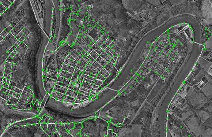 GIS mapping of Leechburg Borough